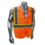 Radians, Inc. 4X Hi-Viz Orange RadWear™ Self Extinguishing Polyester Mesh Vest