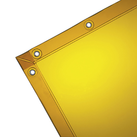 WILSON® 6' X 10' Gold Transparent Vinyl Welding Curtain