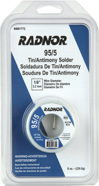 RADNOR™ 1/8" Tin Antimony Lead-Free Solder 8 oz Spool