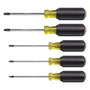 Klein Tools 9" Silver/Yellow/Black Chrome Plated Steel Cushion-Grip/Torx® Screwdriver Set