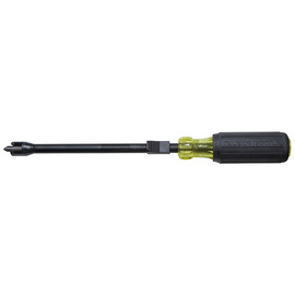 Klein Tools 11 1/4" Black/Yellow Steel Screwdriver With Rubber Handle
