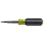 Klein Tools 7 3/4" Silver/Yellow/Black Steel Schrader® Driver