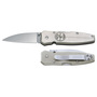 Klein Tools 3 1/2" Silver Stainless Steel Pocket Knife With Anodized Aluminum Handle