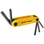 Klein Tools 5" Yellow/Black Alloy Steel Grip-It Hex Key Set