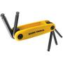 Klein Tools 5" Yellow/Black Alloy Steel Grip-It Hex Key Set