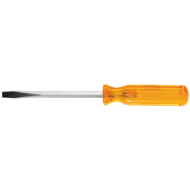 Klein Tools 15 3/16" Yellow Steel Screwdriver With Plastic Handle