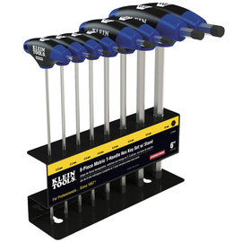 Klein Tools 6" Yellow/Black/Blue Steel Journeyman® Hex Key Set