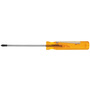 Klein Tools 1 5/8" X 1 7/8" X 2 7/8" Yellow Chrome Plated Steel Screwdriver With Plastic Handle