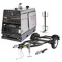 Lincoln Electric® Air Vantage® 500 One-Pak® Engine Driven Welder With 58 hp Kubota® Diesel Engine, Chopper® Technology And Two-Wheel Welder Trailer