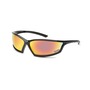 Lincoln Electric® I-Beam™ Black Safety Glasses With Red Mirror Anti-Fog Lens