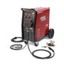 Lincoln Electric® Power MIG® 256 MIG Welder 208/230Volt With Magnum® PRO 250L Gun With 15' Leads, Built-In Undercarriage Work Cable And Clamp, Gas Regulator And Hose Kit, 10' Power Cable With Plug
