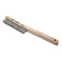 Lincoln Electric® 13 3/4" Stainless Steel Wire Brush With Wood Handle