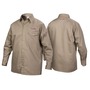 Lincoln Electric® Large Khaki FR Cotton Flame Retardant Shirt With Chest Pocket