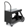 Lincoln Electric® 18" X 34" X 35" 150 cu-ft Bottle Utility Cart With Rear Wheel For AC-225C, SP-140T/SP-180T And Power MIG® 140C/180C Welder (Includes Adjustable Handle And Front Casters)