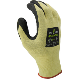 SHOWA® Large 4561 15 Gauge DuPont™ Kevlar® Cut Resistant Gloves With Foam Nitrile Coated Palm