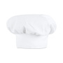 Red Kap® Large/Regular White Chef Designs® 80% Polyester/20% Cotton Headgear With Adjustable Back Hook-And-Loop Closure