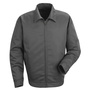 Red Kap® Medium/Regular Charcoal Jacket With Zipper Closure
