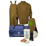 National Safety Apparel® 2X Brown DuPont™ Nomex®/Kevlar® ArcGuard® Flame Resistant Arc Flash Personal Protective Equipment Kit With Size 9 Gloves