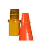 Cortina Safety Products Amber ABS And Polycarbonate Traffic Cone Light