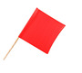 Cortina Safety Products 18" x 18" Bright Red Vinyl Warning Flags