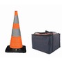 Cortina Safety Products 13"  X  30" Orange Vinyl And PVC Pack N Pop Cones