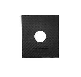 Cortina Safety Products 15" X 14" X 3" Black Rubber Delineator Base