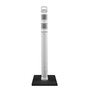 Cortina Safety Products 45" White HDPE And Recycled Rubber EZ Grab Delineator Post