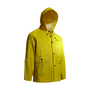 Dunlop® Protective Footwear Large Yellow Webtex .65 mm Polyester And PVC Coat/Jacket
