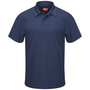 Bulwark X-Large Navy Red Kap® 100% Polyester Knit Polo Shirt