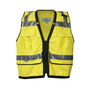National Safety Apparel Large Hi-Viz Yellow Polyester Vest