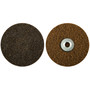 Merit® 5" Coarse Grade Aluminum Oxide Surface Strip Brown Disc