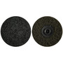 Merit® 3" Extra Coarse Grade Aluminum Oxide Surface Strip Black Disc