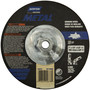 Norton® 7" X 1/8" X 5/8" - 11 Metal Extra Coarse Grit Aluminum Oxide Type 27 Depressed Center Combination Wheel