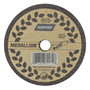 Norton® 3" X 3/16" X 3/8" Medallion™ SGZ CA Coarse Grit Ceramic Alumina Type 01/41 Cut Off Wheel