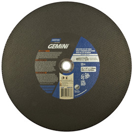 Norton® 14" X 1/8" X 1" Gemini® Ductile Extra Coarse Grit Silicon Carbide Type 01/41 Cut Off Wheel
