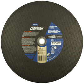 Norton® 14" X 1/8" X 1" Gemini® Ductile Extra Coarse Grit Silicon Carbide Portable Type 01/41 High Speed Cut Off Wheel