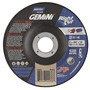 Norton® 5" X .045" X 7/8" Gemini®/RightCut® Extra Coarse Grit Aluminum Oxide Type 27/42 Depressed Center Cutting Wheel