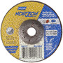 Norton® 3" X 1/8" X 3/8" NorZon Plus® Extra Coarse Grit Ceramic Alumina Type 27 Combination Wheel