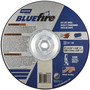 Norton® 9" X 3/32" X 5/8" - 11 BlueFire® Extra Coarse Grit Zirconia Alumina Type 27/42 Depressed Center Cutting Wheel