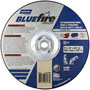 Norton® 9" X 1/8" X 5/8" - 11 BlueFire® INOX/SS Extra Coarse Grit Zirconia Alumina Type 27 Depressed Center Combination Wheel