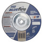 Norton® 7" X 1/4" X 5/8" - 11 BlueFire® Extra Coarse Grit Zirconia Alumina Type 28 Depressed Center Saucer Wheel
