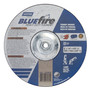 Norton® 9" X 1/4" X 5/8" - 11 BlueFire® Extra Coarse Grit Zirconia Alumina/Silicon Carbide Foundry Type 27 Depressed Center Grinding Wheel