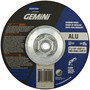 Norton® 7" X 1/4" X 5/8" - 11" Gemini® ALU Extra Coarse Grit Aluminum Oxide Type 27 Depressed Center Grinding Wheel