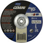 Norton® 9" X 1/16" X 5/8" - 11 Gemini®/RightCut® Extra Coarse Grit Aluminum Oxide Type 27/42 Depressed Center Cutting Wheel