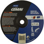 Norton® 9" X 1/8" X 7/8" Gemini® Extra Coarse Grit Aluminum Oxide Type 27 Depressed Center Combination Wheel