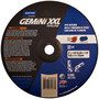 Norton® 9" X 1/8" X 7/8" Gemini® XXL Extra Coarse Grit Aluminum Oxide Type 27 Depressed Center Combination Wheel