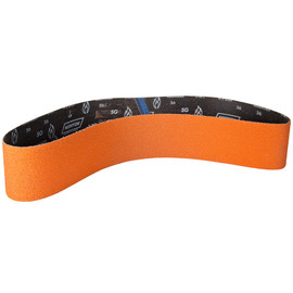 Norton® 4 1/2" X 5/8" Medium Grade Premium Ceramic Alumina Blaze Orange Belt