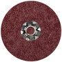 Norton® 4 1/2" X 5/8" Medium Grade Aluminum Oxide Bear-Tex Rapid Prep Red Disc