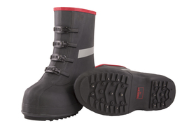 Tingley Size 10 Winter-Tuff® Black 12" Rubber 4-Buckle Overboots
