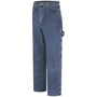 Bulwark® 35" X 34" Stone Wash Blue EXCEL FR® Cotton Denim Flame Resistant Jeans With Button Closure